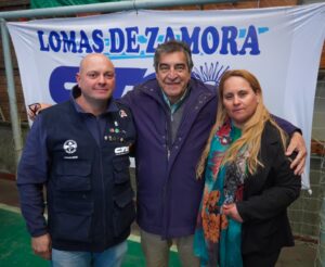 Hugo "Cachorro" Godoy dijo presente durante el lanzamiento de la lista 1 Germán Abdala, en Villa Fiorito.